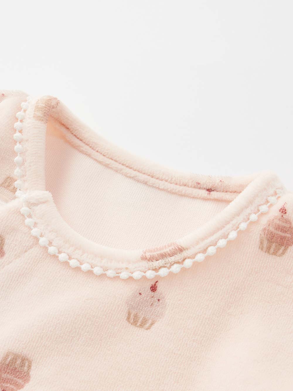 ロンパース・カバーオール|moc mof（モクモフ）ケーキ柄あったかロンパース