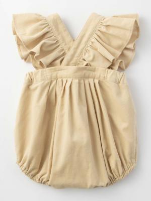 ロンパース・カバーオール|Ampersand(アンパサンド)シャツコールフリルロンパース