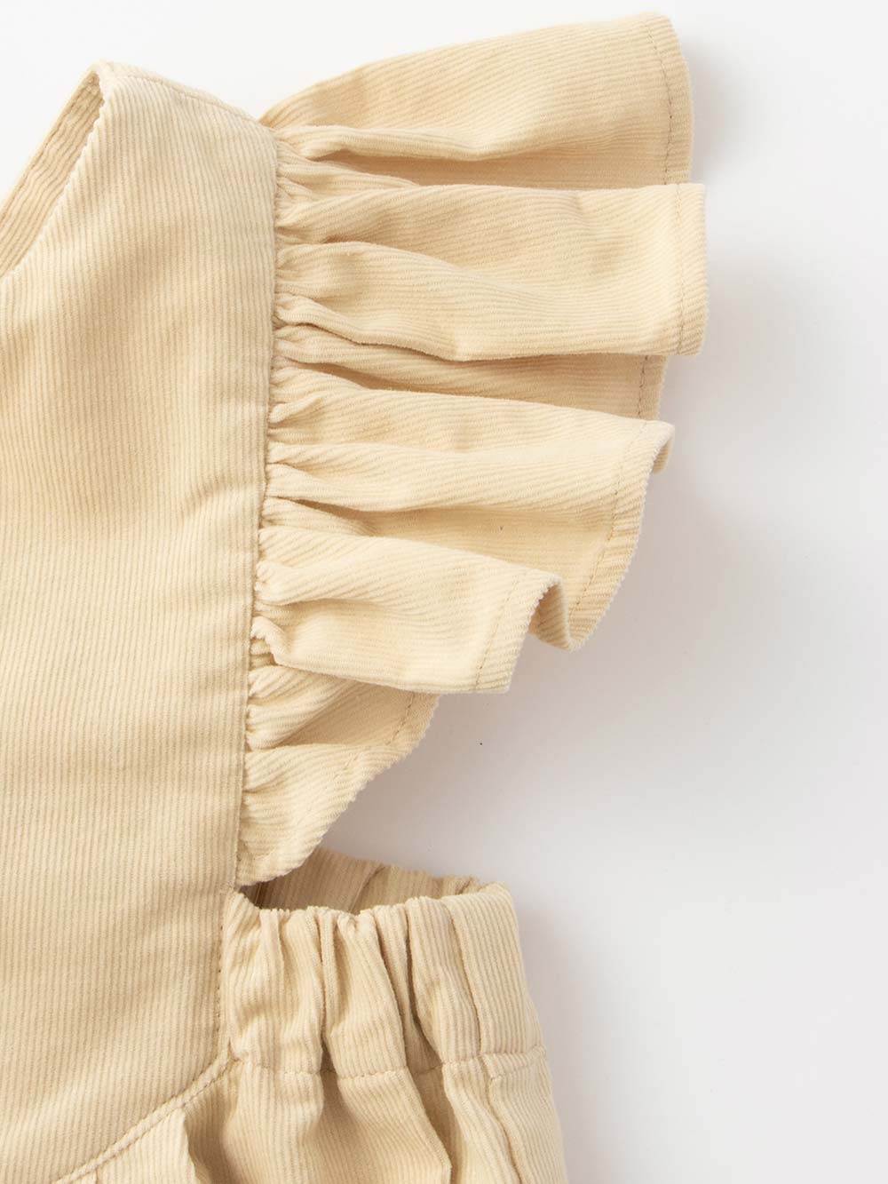 ロンパース・カバーオール|Ampersand(アンパサンド)シャツコールフリルロンパース