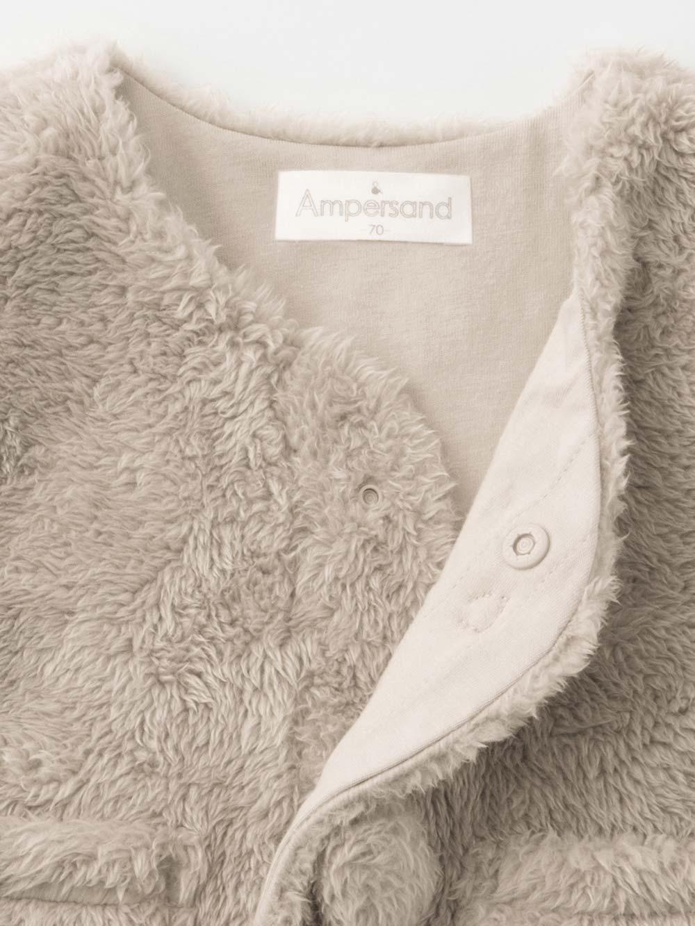 ベビー アウター|Ampersand（アンパサンド）ふわもこベビーベスト