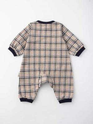 ロンパース・カバーオール|MAKE YOUR DAY（メイクユアデイ）チェック柄ジャガードカバーオール
