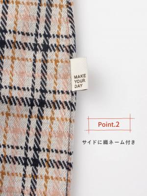 ロンパース・カバーオール|MAKE YOUR DAY（メイクユアデイ）チェック柄ジャガードカバーオール