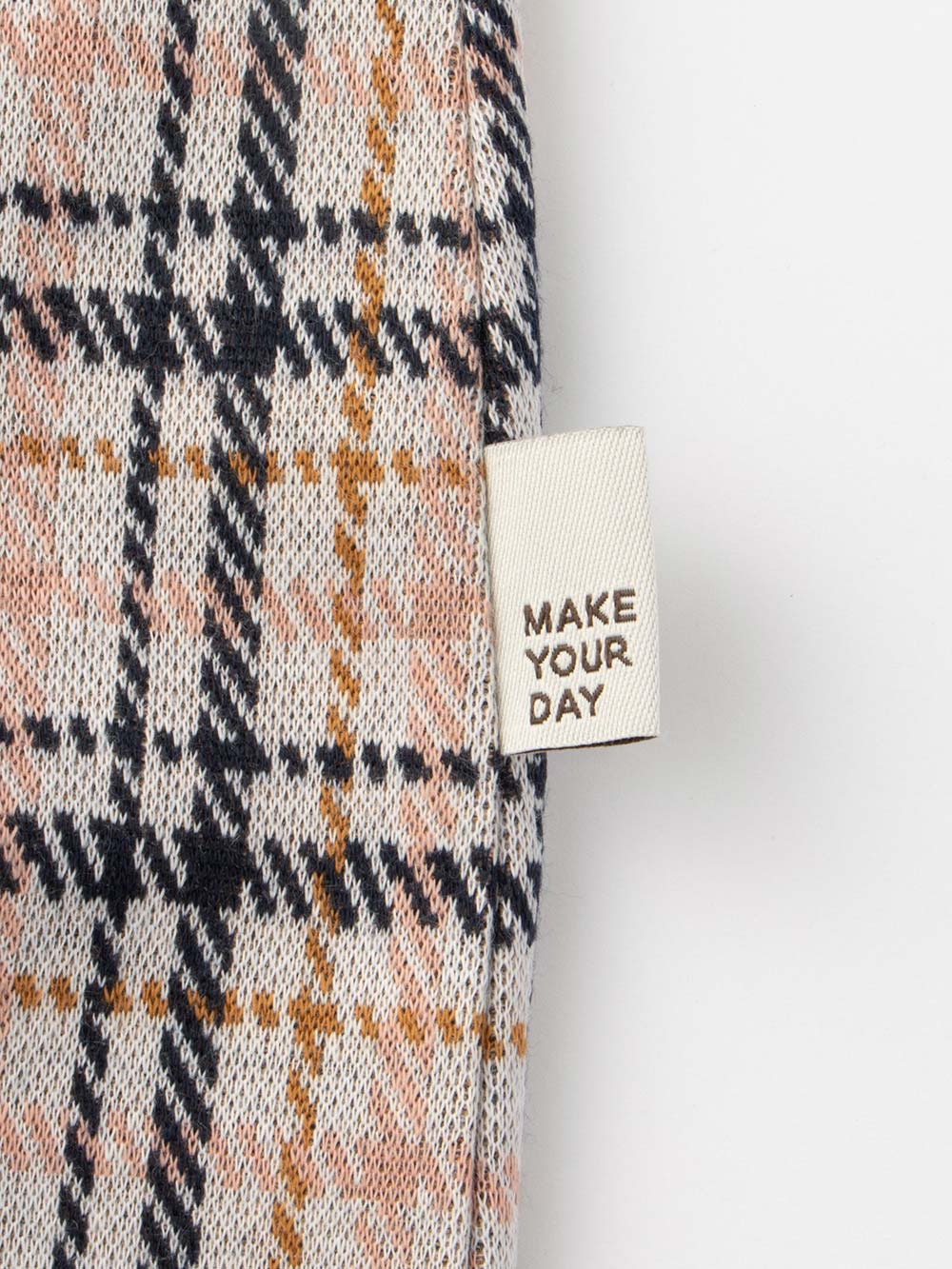 ロンパース・カバーオール|MAKE YOUR DAY（メイクユアデイ）チェック柄ジャガードカバーオール