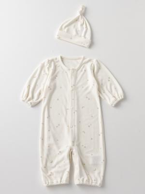 ツーウェイオール（2WAYオール）|【親子コーデ可】スムース２wayオール&帽子セット