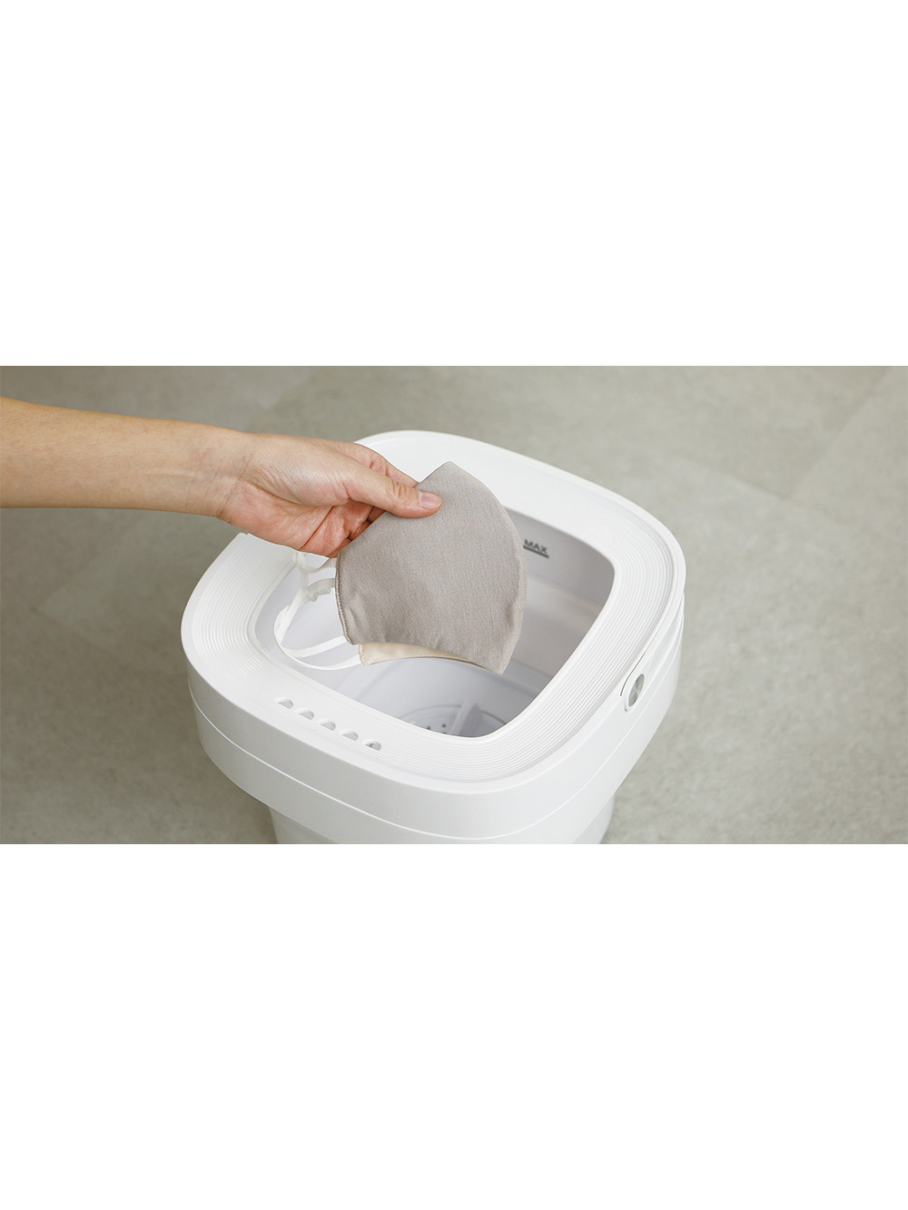 子育て便利家電|折りたためるコンパクト洗濯機