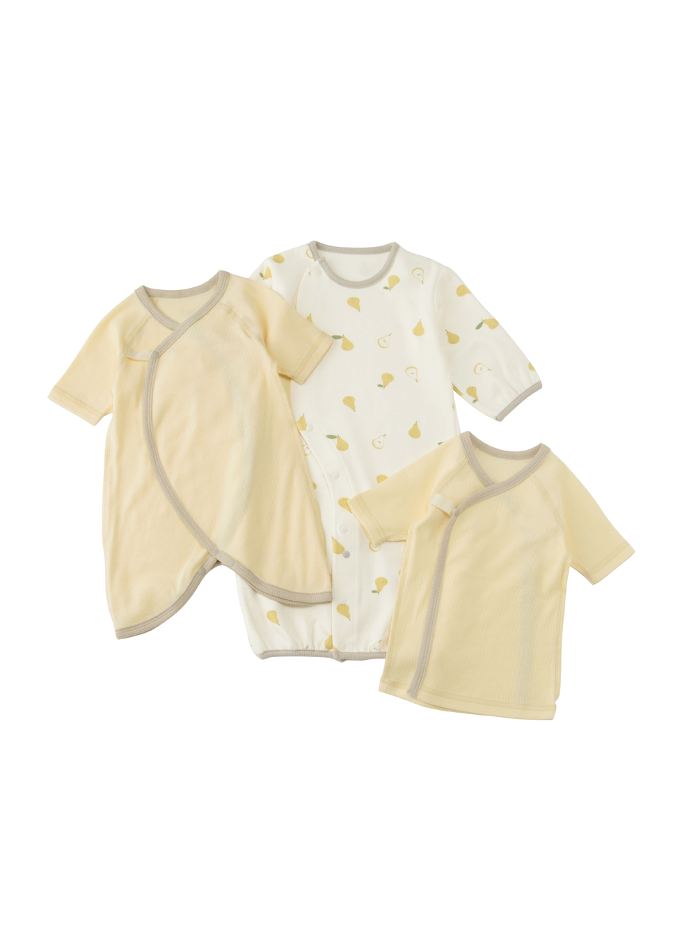 出産準備|【最大20%オフ｜新生活まとめ買い対象】【助産院監修】出産準備3点セット|洋ナシ柄