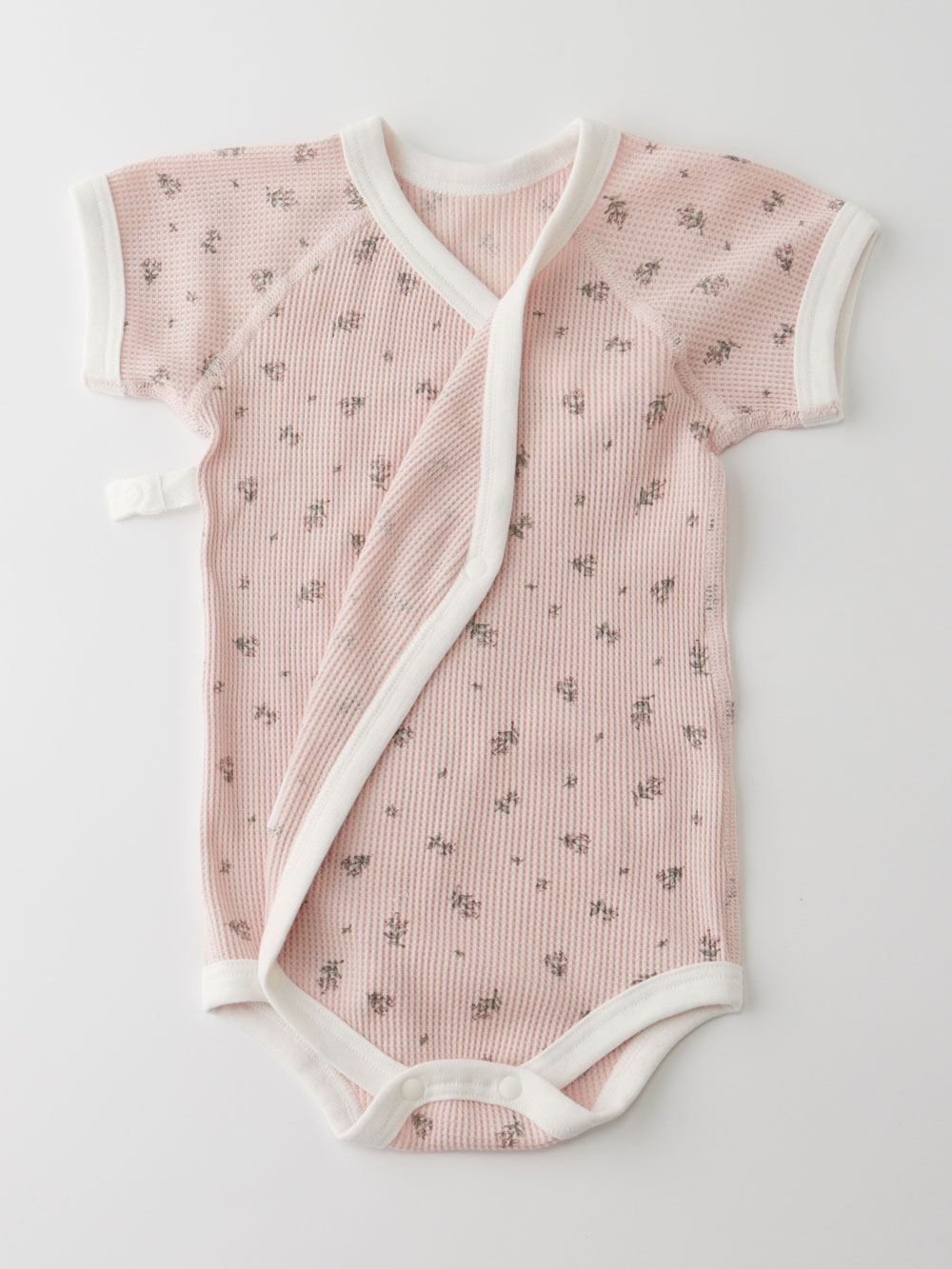 コンビ肌着・新生児/ベビー肌着|【Ampersand】 ベビー半袖ワッフルボディ