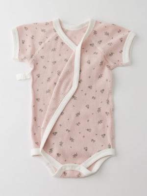 コンビ肌着・新生児/ベビー肌着|【Ampersand】 ベビー半袖ワッフルボディ