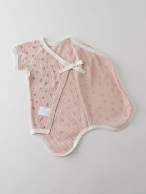 コンビ肌着・新生児/ベビー肌着|【Ampersand】 ベビー半袖ワッフルボディ