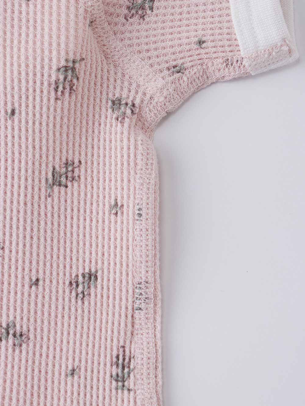 コンビ肌着・新生児/ベビー肌着|【Ampersand】 ベビー半袖ワッフルボディ