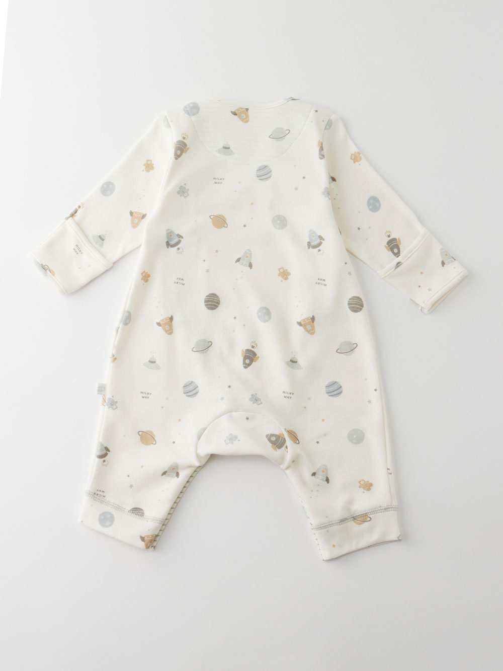 ロンパース・カバーオール|【mocmof】宇宙柄かんたんロンパース