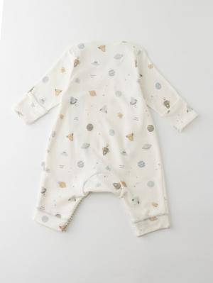 ロンパース・カバーオール|【mocmof】宇宙柄かんたんロンパース