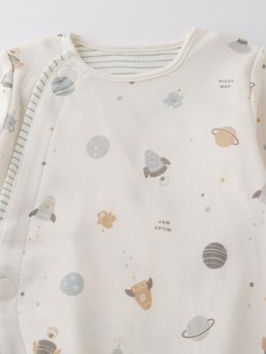 ロンパース・カバーオール|【mocmof】宇宙柄かんたんロンパース