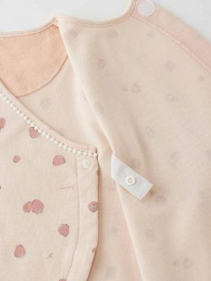 ロンパース・カバーオール|【mocmof】フルーツ柄かんたんロンパース