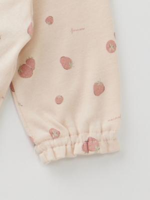 ロンパース・カバーオール|【mocmof】フルーツ柄かんたんロンパース