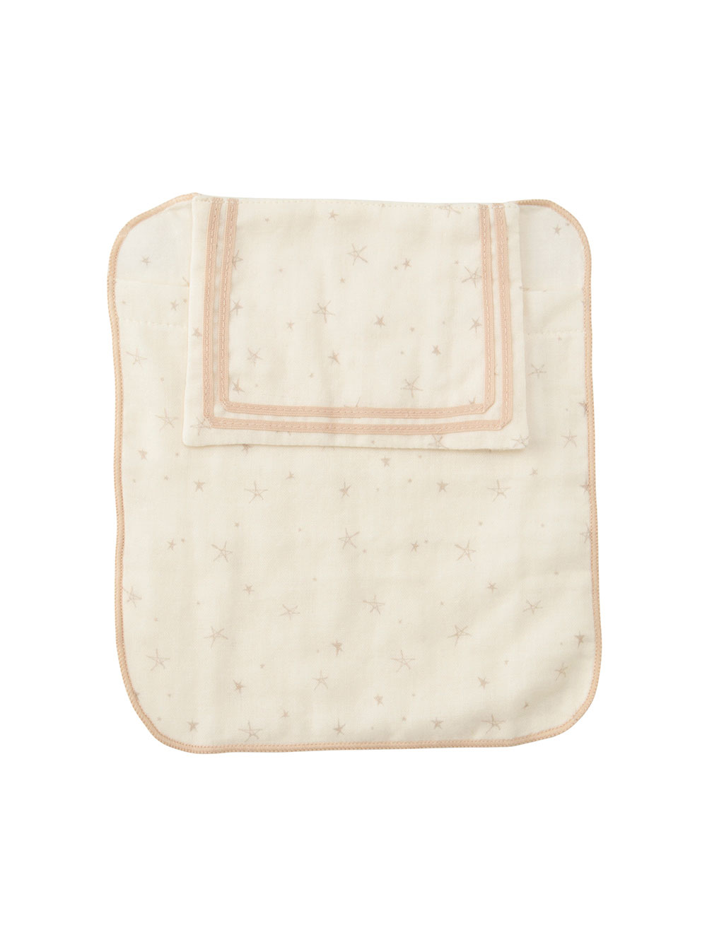 ベビー 小物|【La Stella】セーラー汗取りガーゼ|星柄