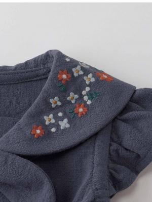 SERAPH】クラフト刺繍セーラーカラーロンパース | ロンパース