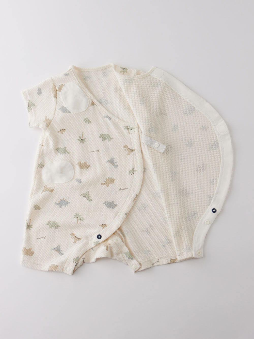 ロンパース・カバーオール|【mocmof】恐竜柄サマーロンパース