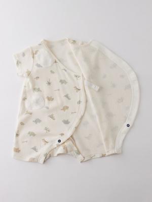 ロンパース・カバーオール|【mocmof】恐竜柄サマーロンパース