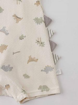 ロンパース・カバーオール|【mocmof】恐竜柄サマーロンパース