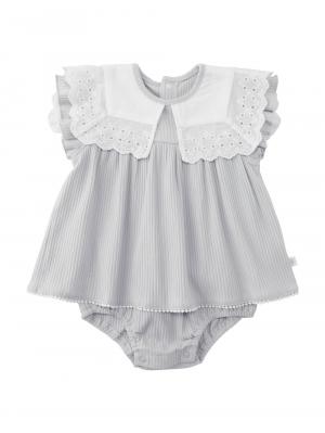 ロンパース・カバーオール|【mocmof】フォーマルセーラーロンパース|グレー