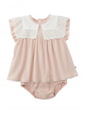 ロンパース・カバーオール|【mocmof】フォーマルセーラーロンパース|ピンク