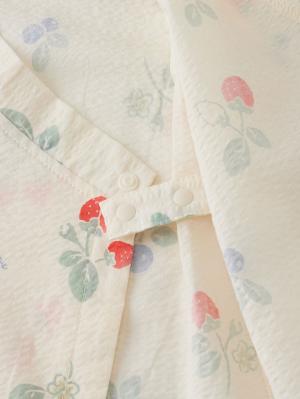 甚平・浴衣|【mocmof】帯付き浴衣袖ロンパース