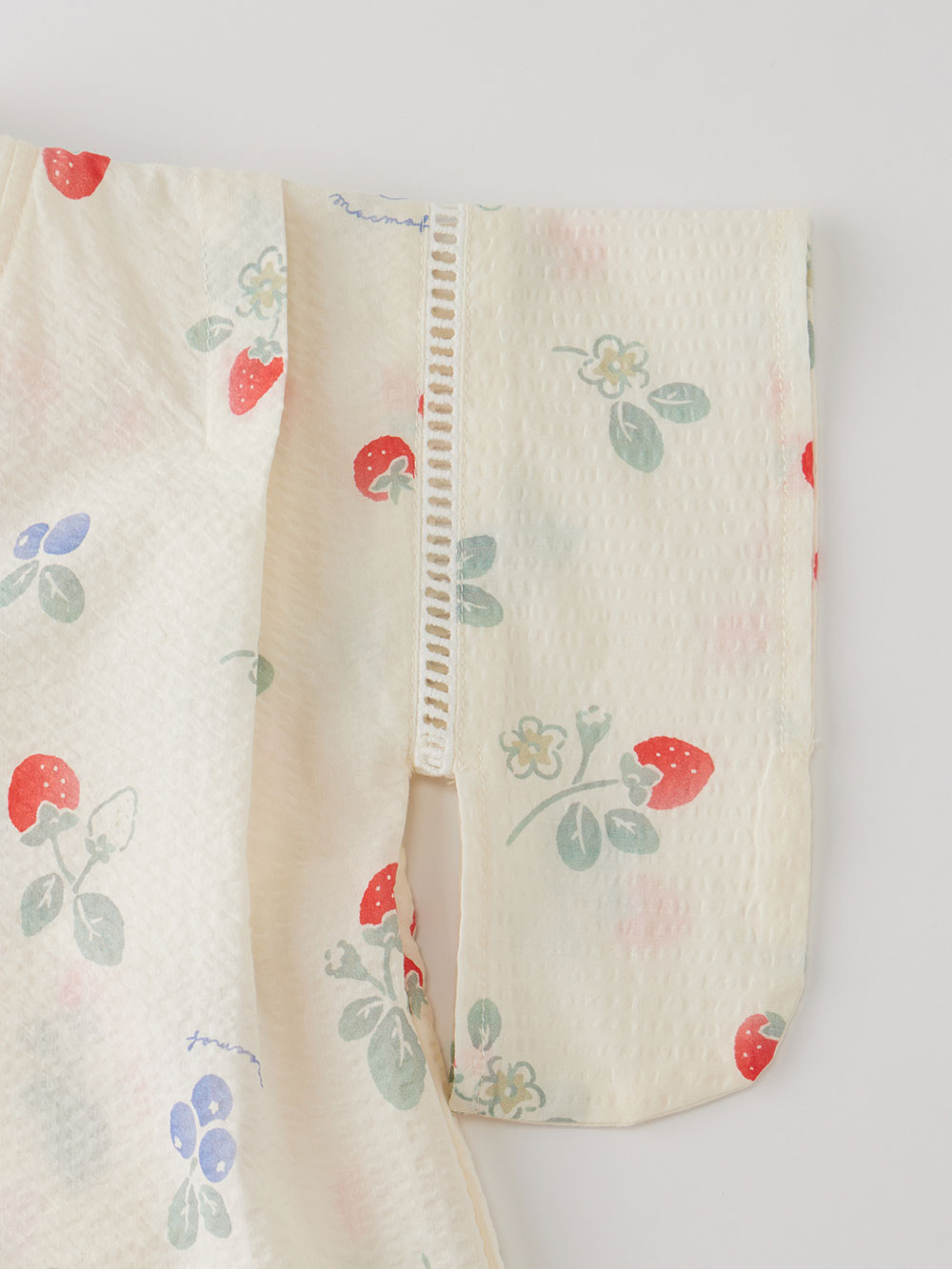 甚平・浴衣|【mocmof】帯付き浴衣袖ロンパース