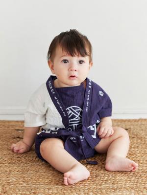 mocmof】ベビーはっぴ3点セット | 甚平・浴衣(品番：51662