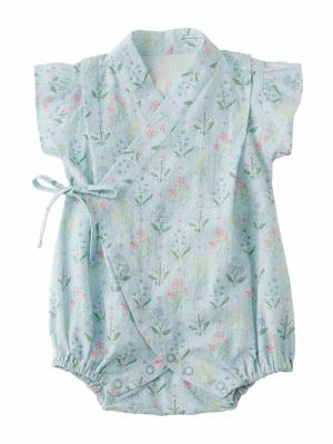 【Ampersand】総柄フリル甚平ロンパース51665