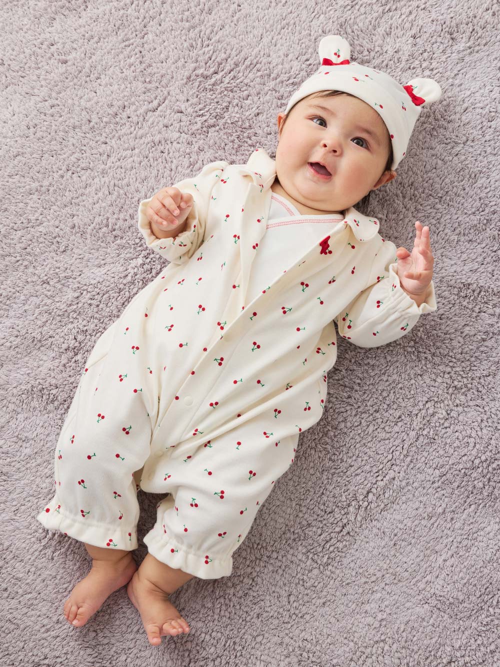 全品新品/新作！親子全身お揃いコーデ‼︎赤と黒とリボンいっぱい！