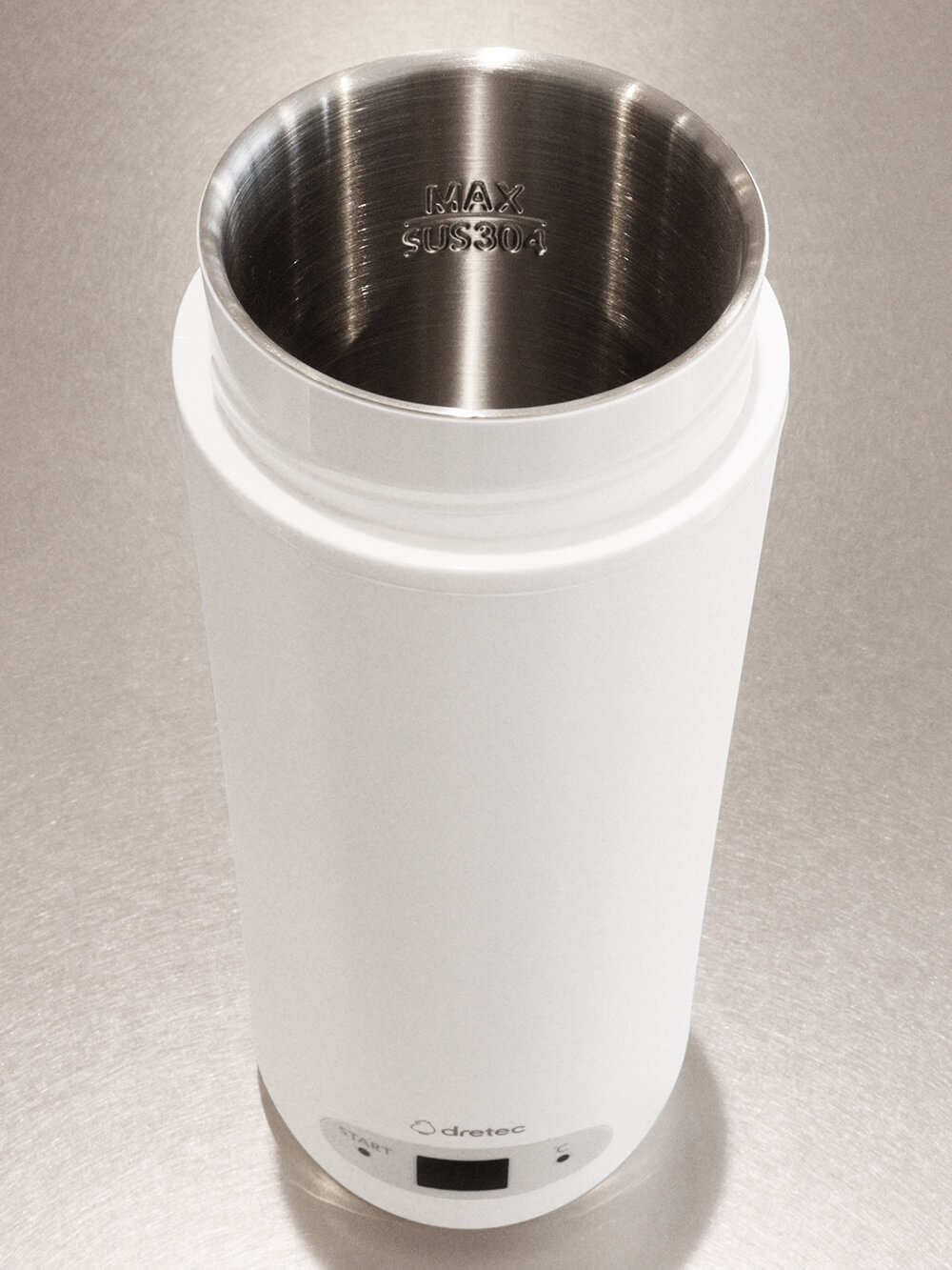 子育て便利家電|沸かせる温調ボトル Dan to Dan|ホワイト