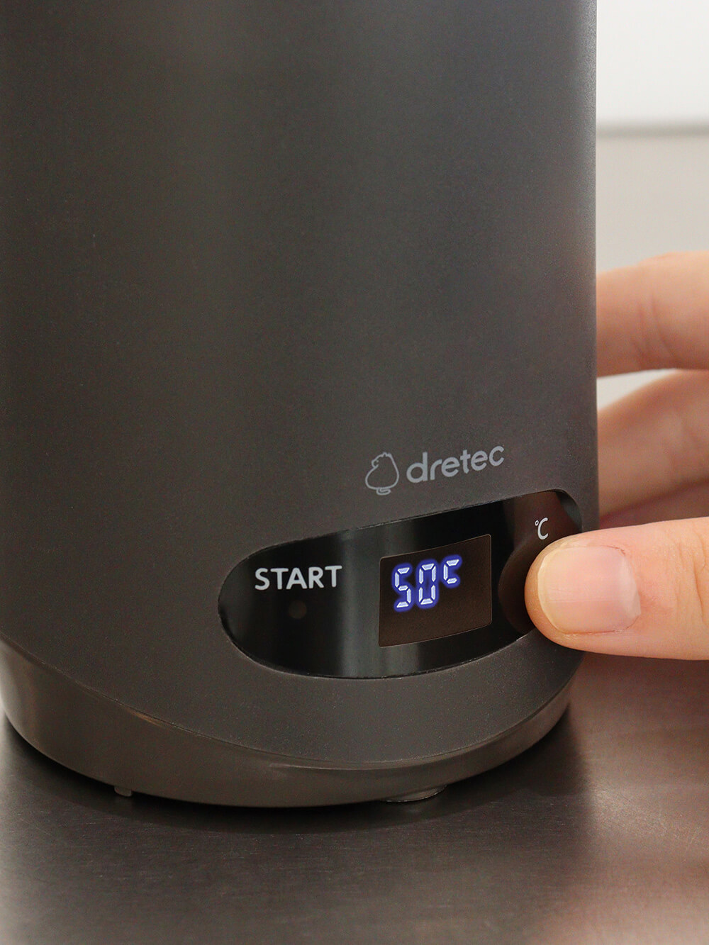 子育て便利家電|沸かせる温調ボトル Dan to Dan|ブラック