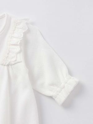 セレモニードレス|春 秋 冬【日本製】ダイヤキルトドレスオール&帽子セット