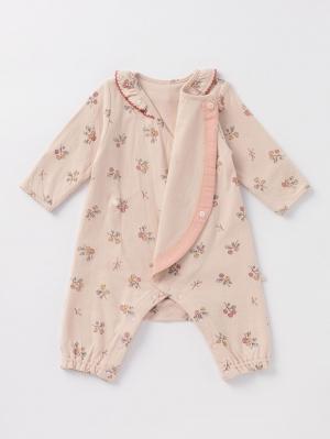 ロンパース・カバーオール|【mocmof】果実柄かんたんロンパース