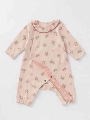 ロンパース・カバーオール|【mocmof】果実柄かんたんロンパース