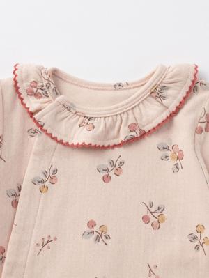 ロンパース・カバーオール|【mocmof】果実柄かんたんロンパース