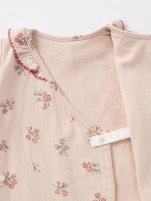 ロンパース・カバーオール|【mocmof】果実柄かんたんロンパース