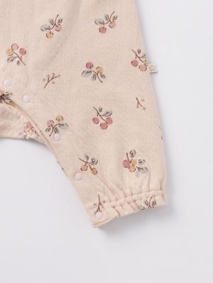 ロンパース・カバーオール|【mocmof】果実柄かんたんロンパース