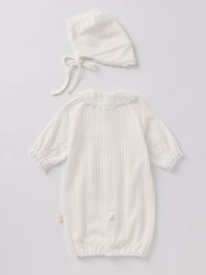 新品未使用　セリーヌ セレモニードレス＆帽子　2点セット　ホワイト MAKE YOUR DAY】セレモニー2wayオール&帽子セット | セレモニー