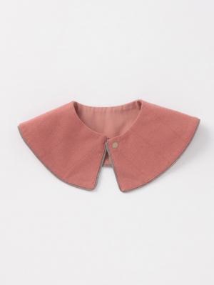 ロンパース・カバーオール|【Seraph】スタイ付きすずらん刺繍ロンパース|ピンク