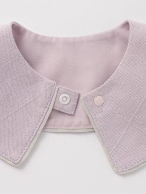 ロンパース・カバーオール|【Seraph】スタイ付きすずらん刺繍ロンパース