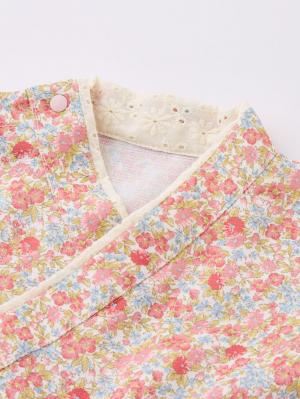 ロンパース・カバーオール|【Seraph】お気軽おめかし袴ロンパース　男の子　女の子|ピンク