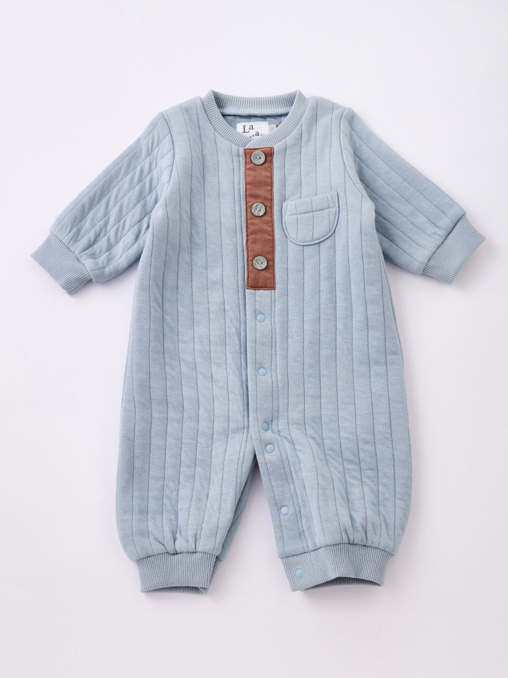 ツーウェイオール（2WAYオール）|【La Stella】ストライプキルト2wayオール