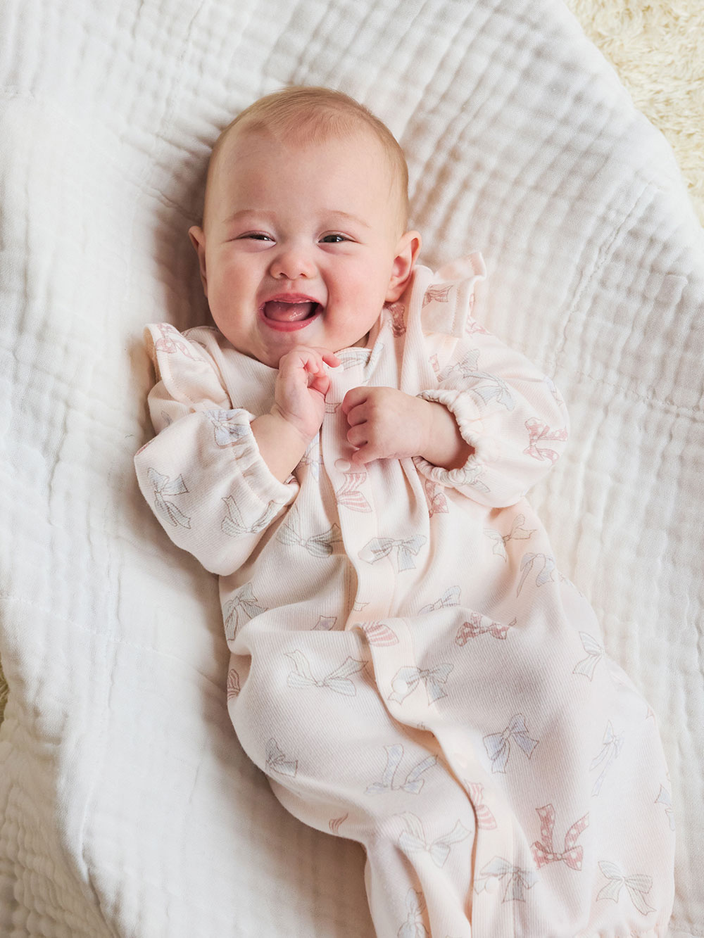 ツーウェイオール（2WAYオール）|【親子コーデ可】リボン柄プリント2WAYオール|ピンク