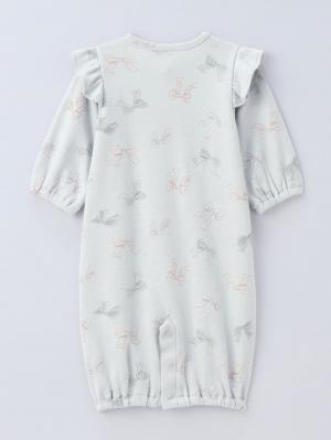 ツーウェイオール（2WAYオール）|【親子コーデ可】リボン柄プリント2WAYオール