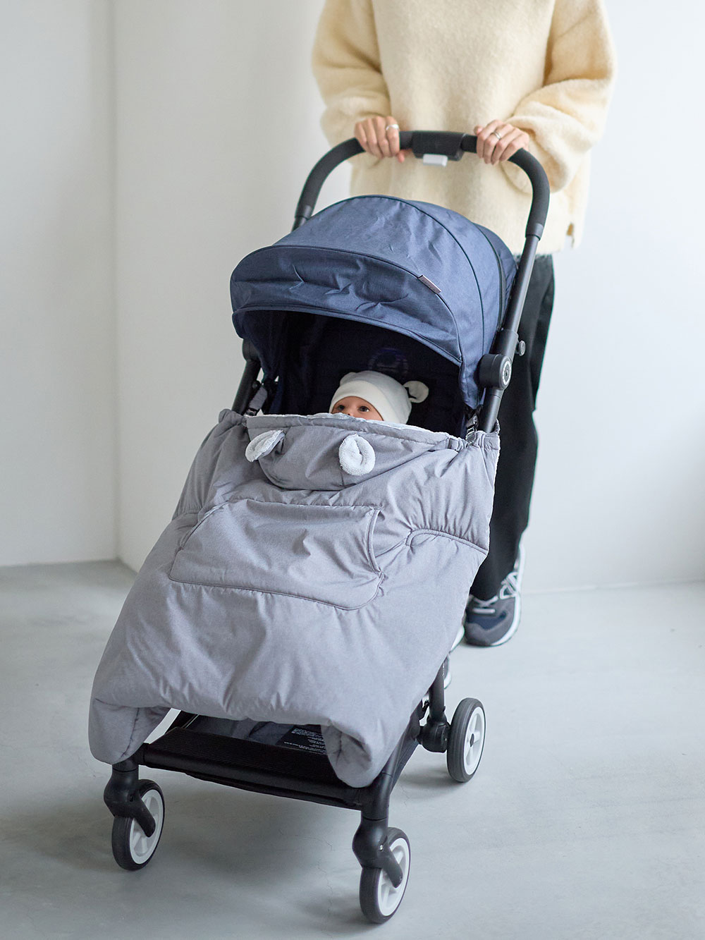 ベビーケープ|パウダーフリースあったかケープ