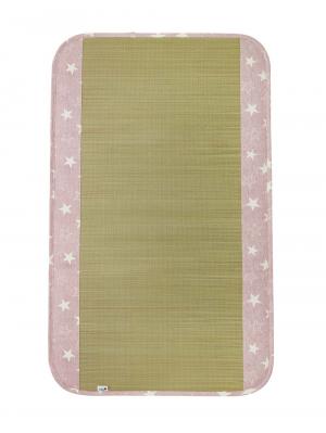 プレイマット・ベビー マット|ベビー用い草マット（デニムスター）|ピンク