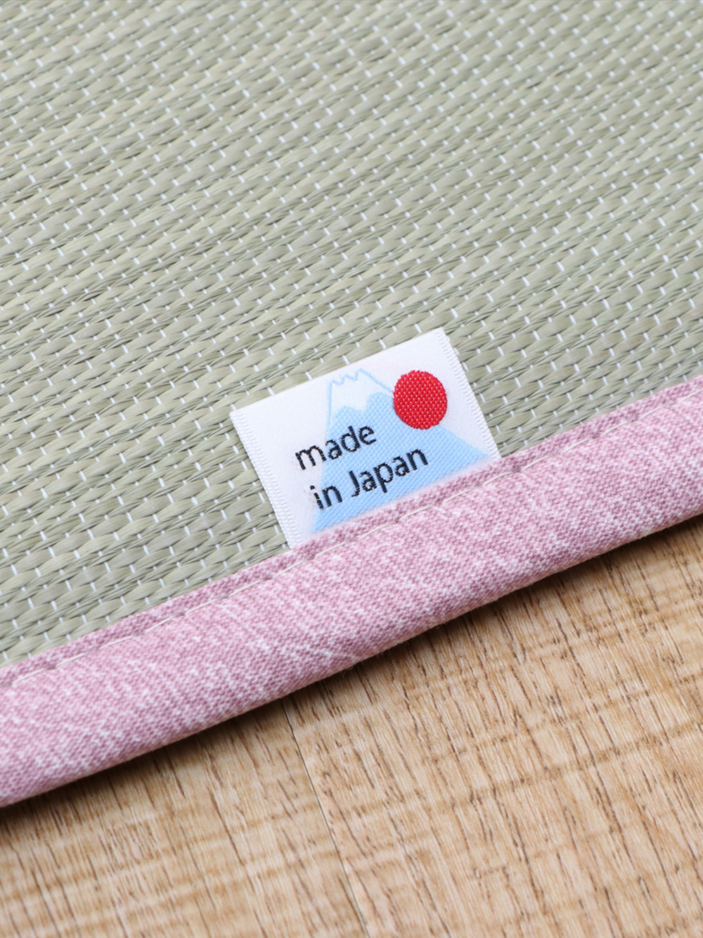 プレイマット・ベビー マット|ベビー用い草マット（デニムスター）|ピンク