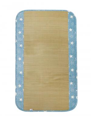 プレイマット・ベビー マット|ベビー用い草マット（デニムスター）|ブルー
